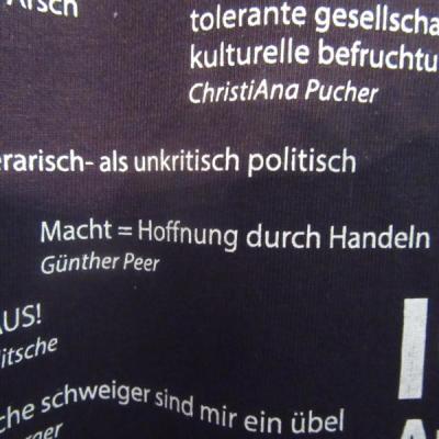 T-Shirt Literatur Macht Politik - 2019